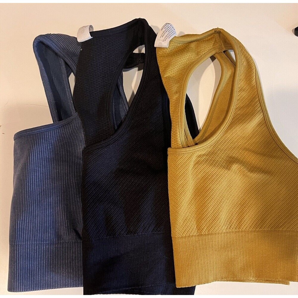 90 degree by reflex Sports Bra Lot Of 3 Size Large